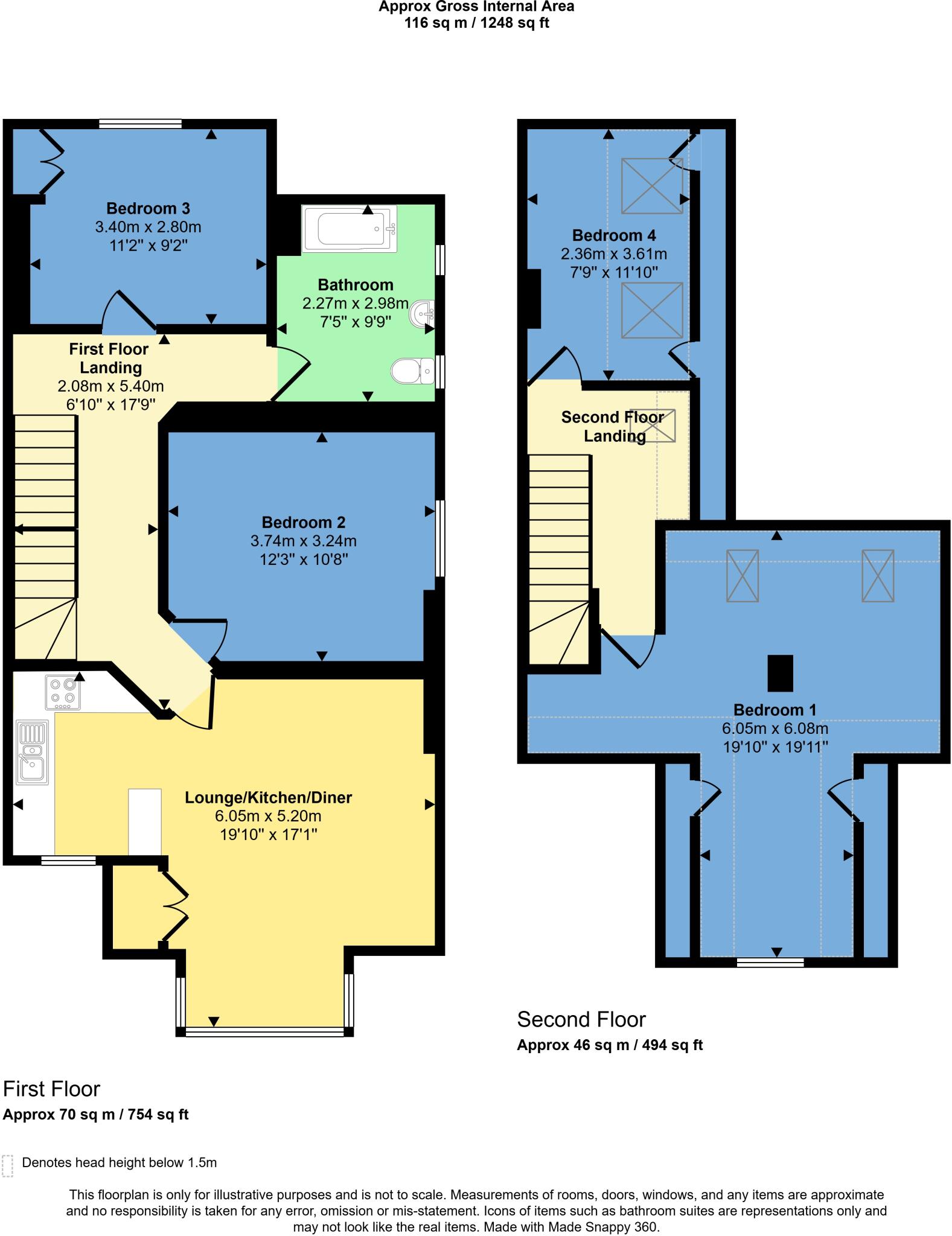 Killerton Road, Bude, Cornwall, EX23 floorplan