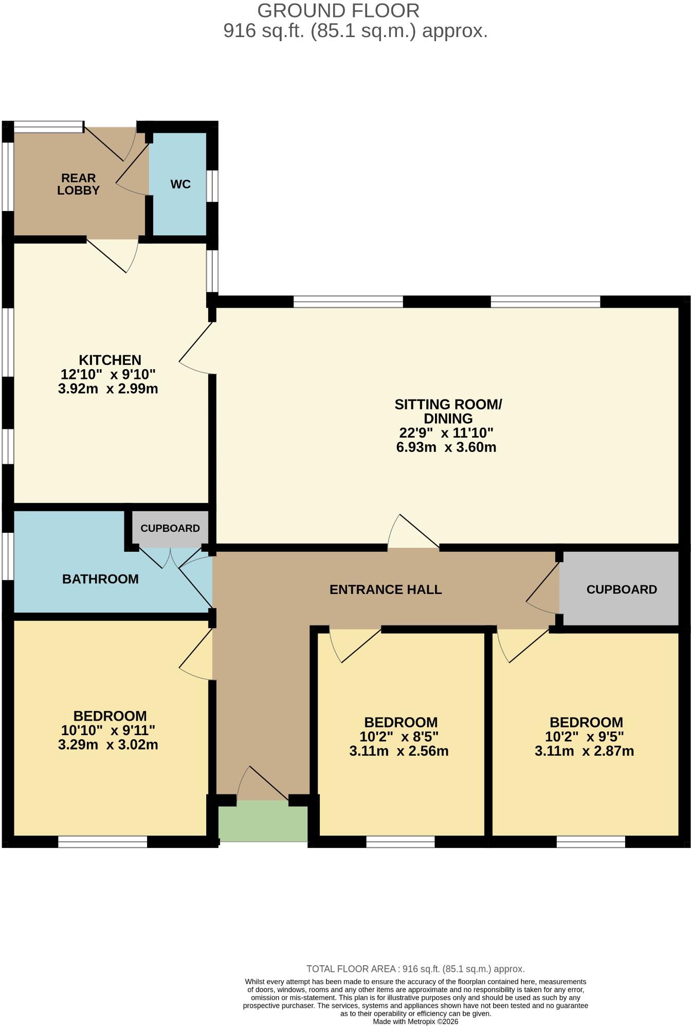Millfield Road, Deeping St James, PE6 floorplan