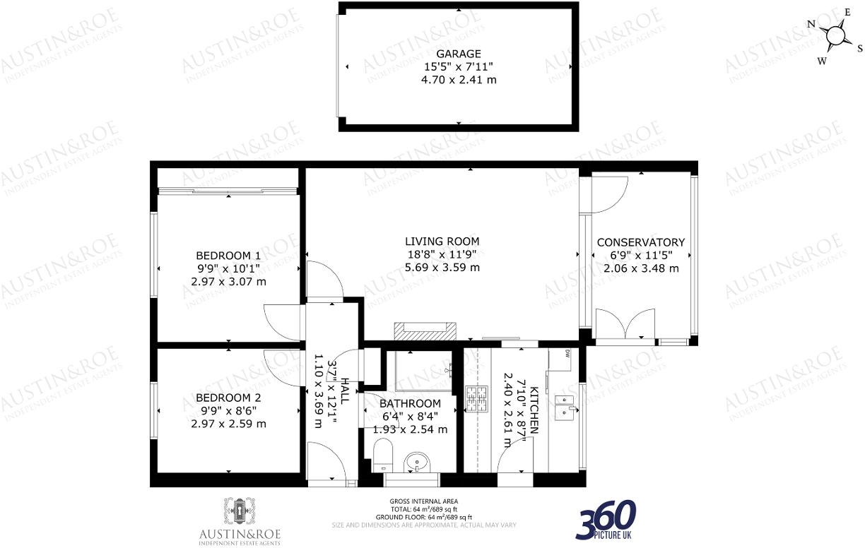Clinton Gardens, Walton, Stone, Staffordshire, ST15 0AG floorplan