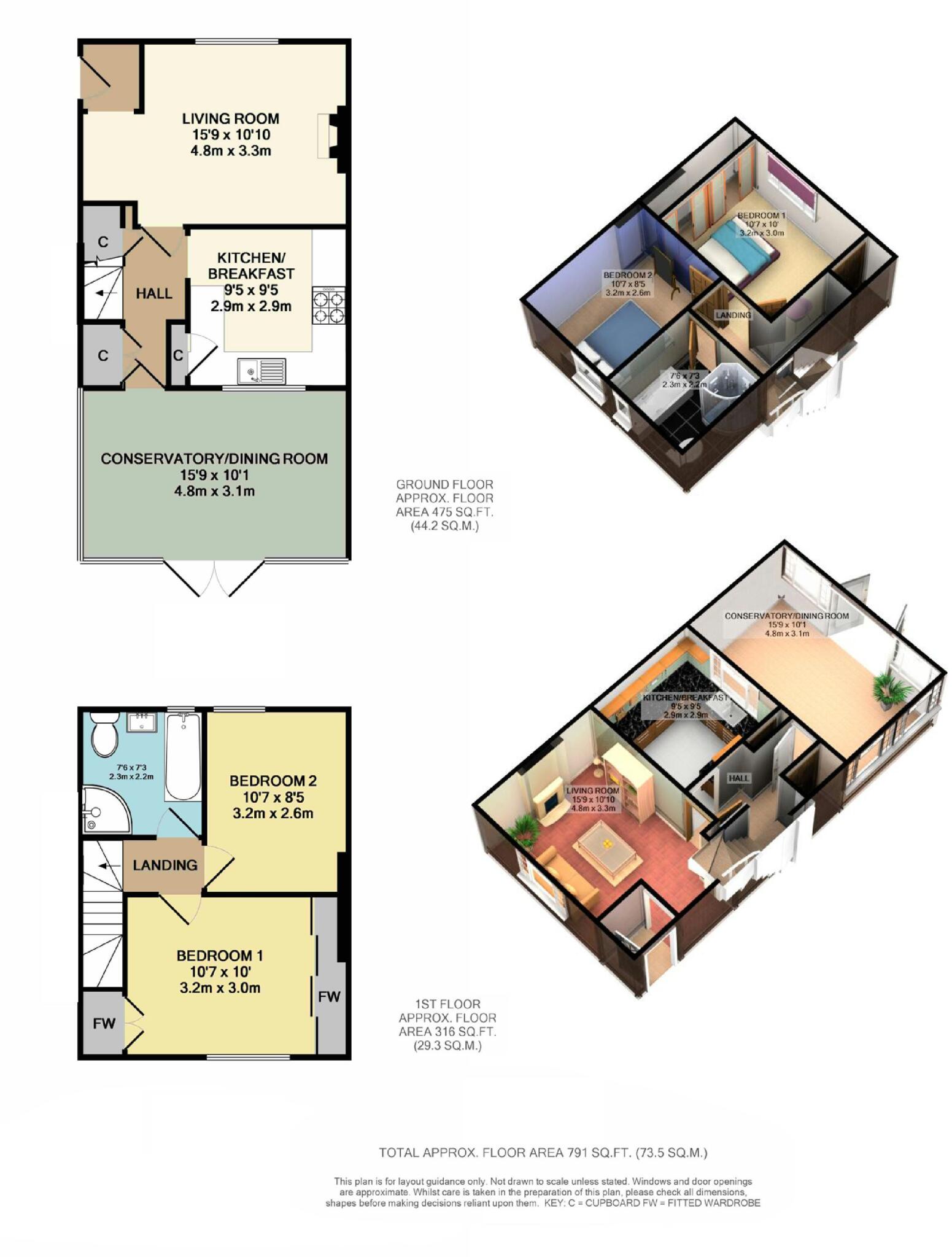 St Albans Grove, Carshalton, Surrey, SM5 floorplan