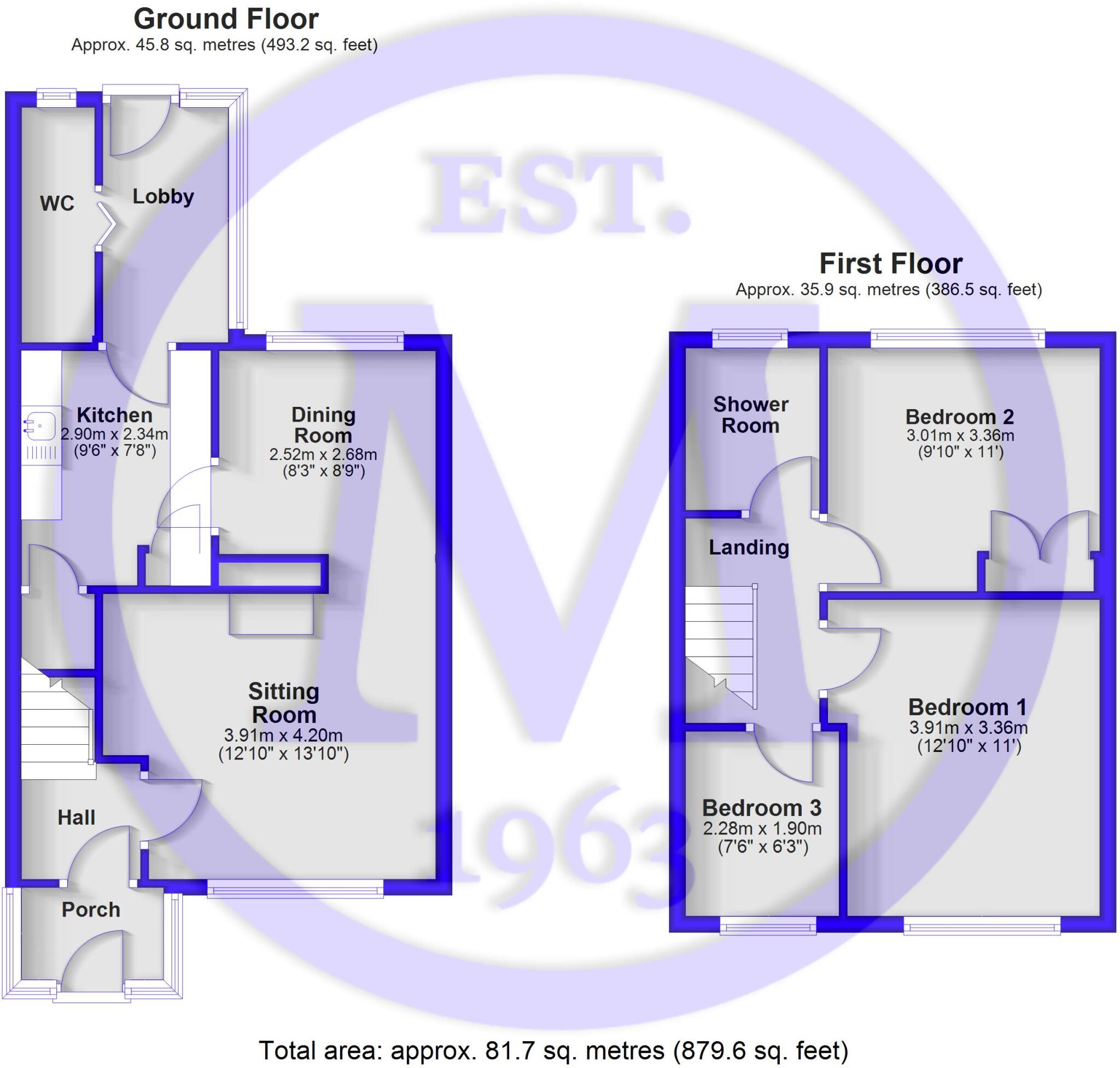 Camellia Gardens, New Milton, Hampshire, BH25 floorplan