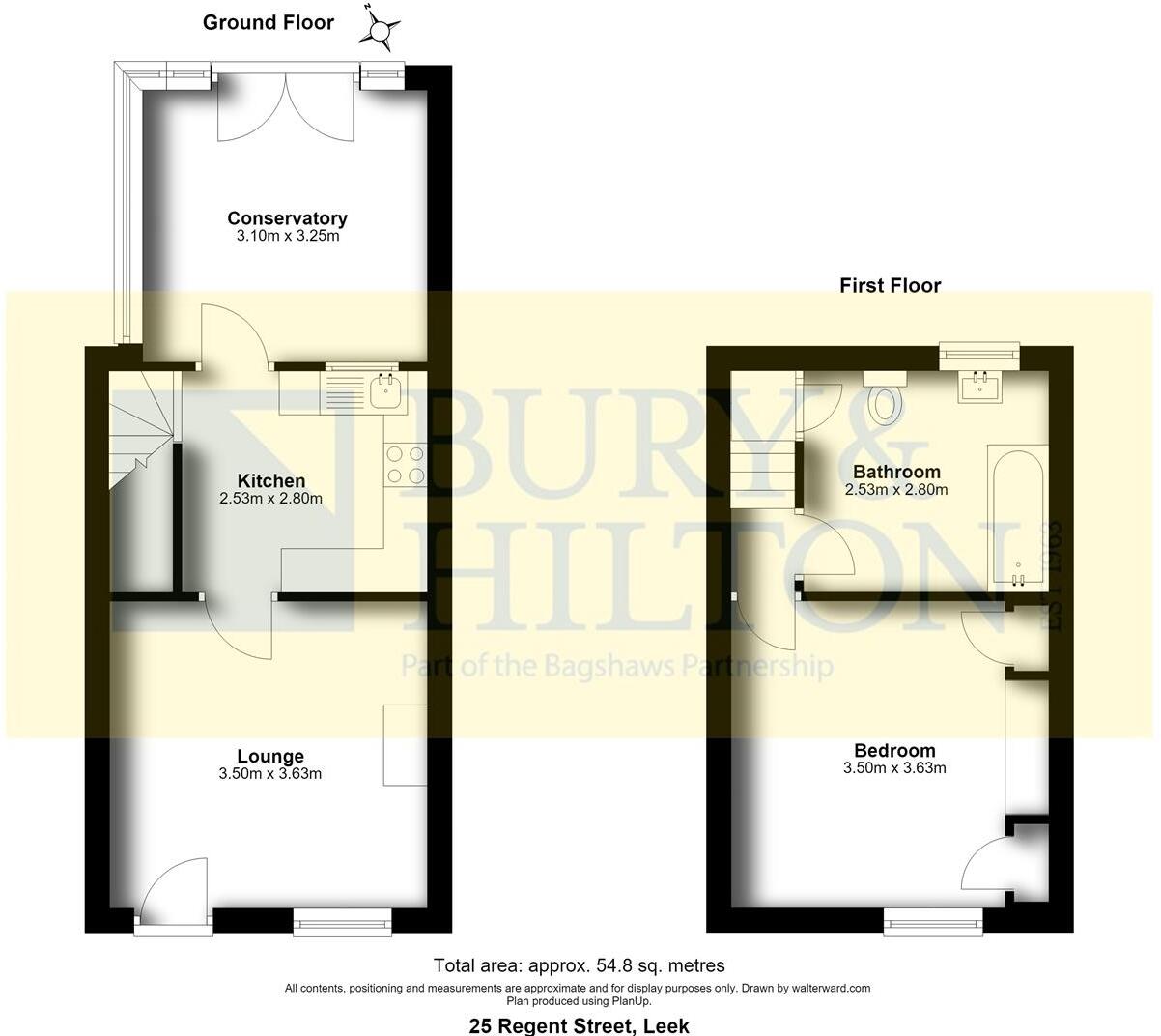 Regent Street, Leek floorplan