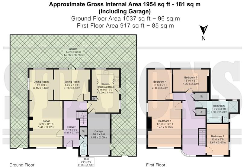 Waggon Road, Hadley Wood, Hertfordshire, EN4 floorplan