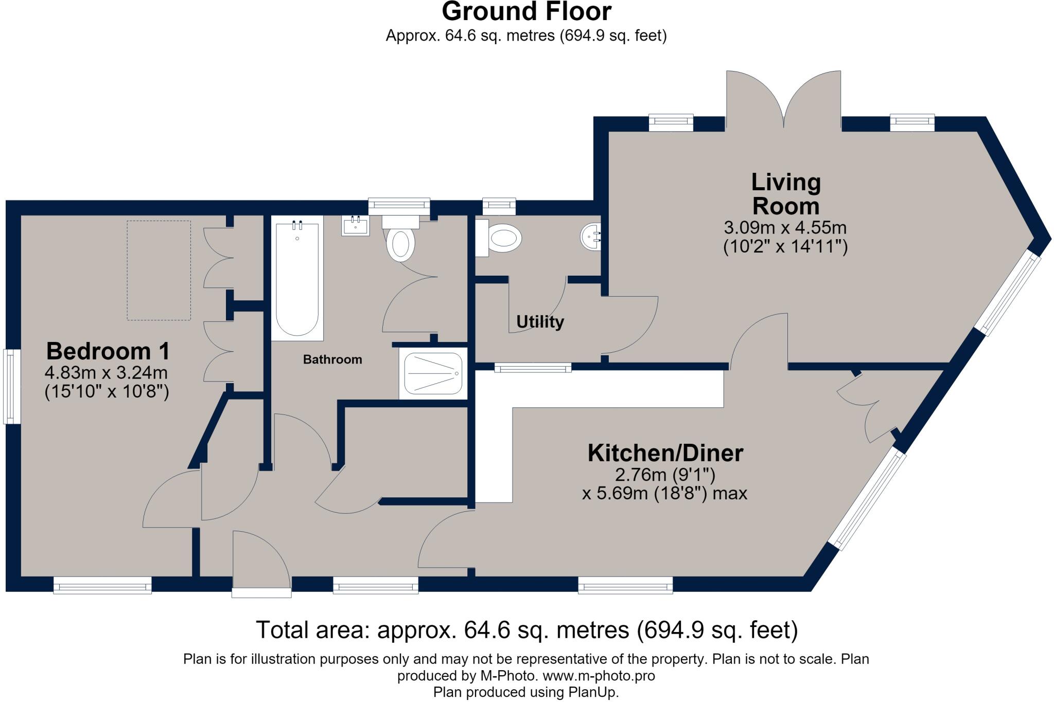 2 East Road, Oundle, PE8 floorplan