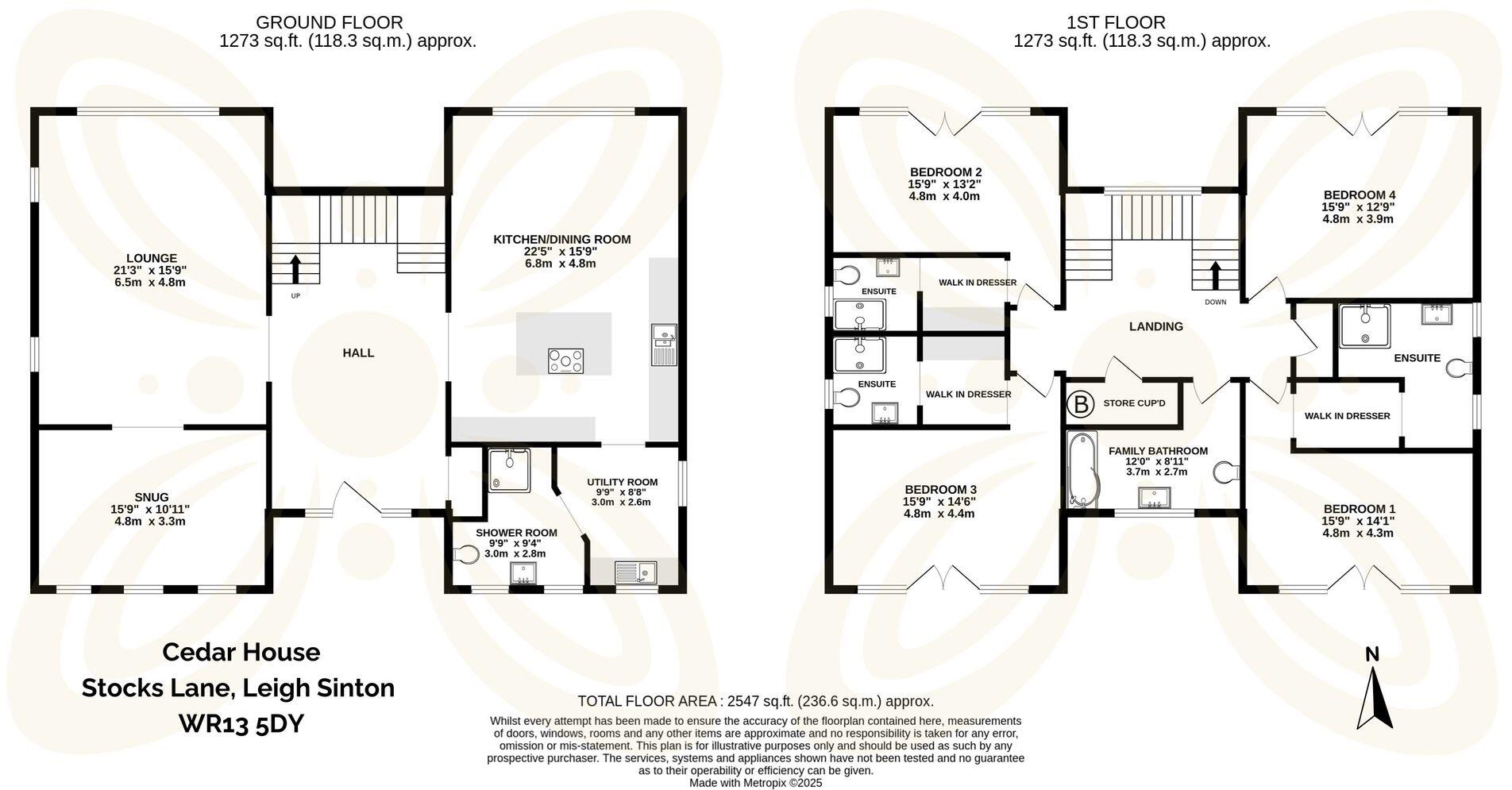 Stocks Lane, Leigh Sinton, WR13 floorplan