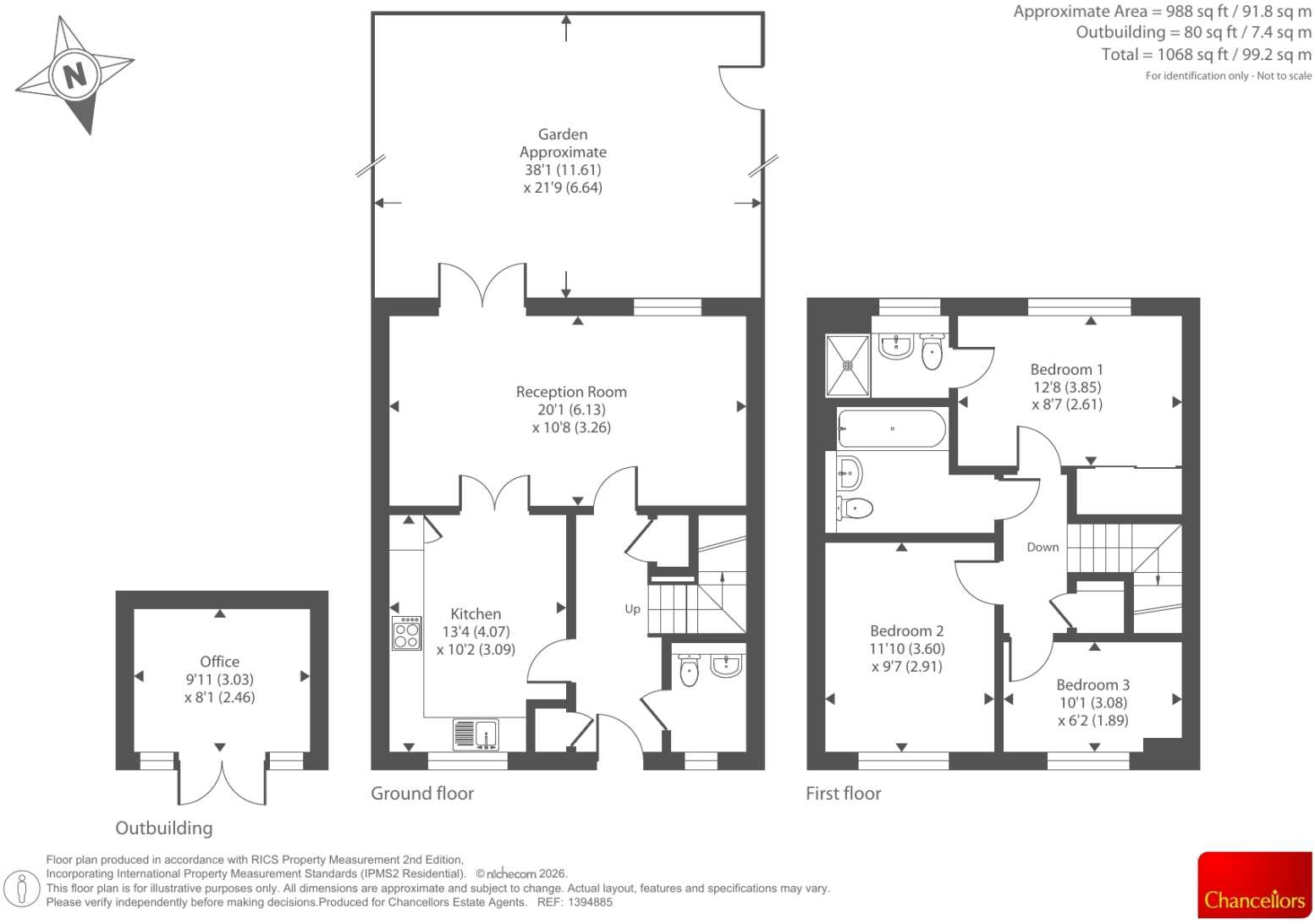 Elmsbrook,  Bicester, Oxfordshire, OX27 floorplan