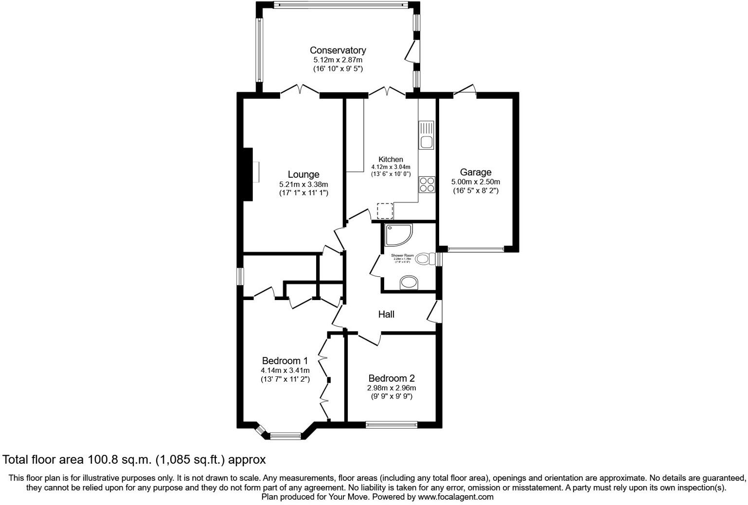 Northumberland Close, Darwen, Lancashire, BB3 floorplan