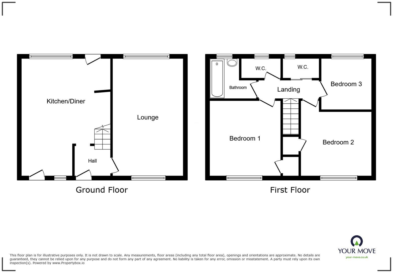 Burnmoor Avenue, Whitehaven, Cumbria, CA28 floorplan
