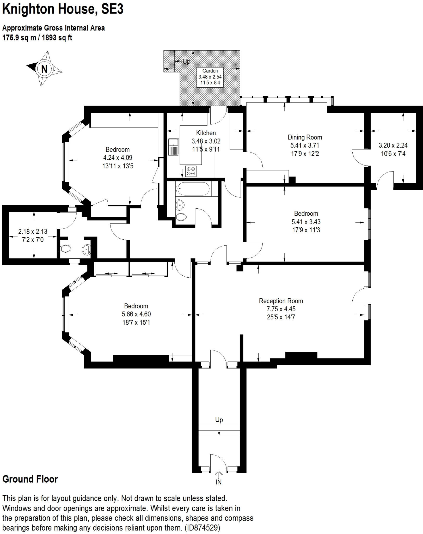 Knighton House, 102 Manor Way, Blackheath, SE3 floorplan