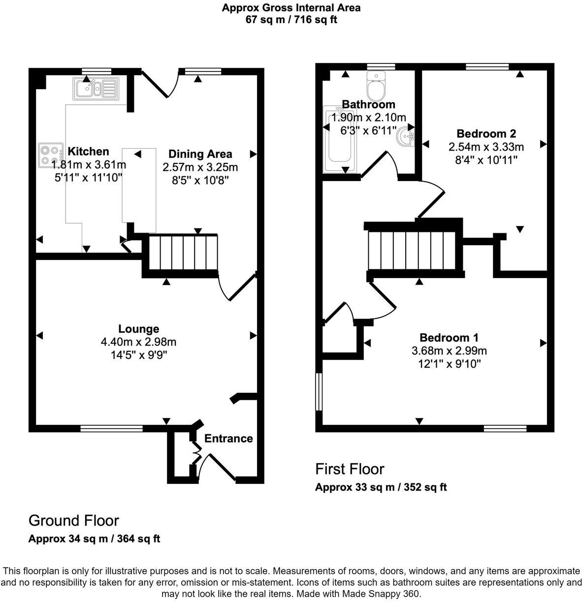 Beverley Drive, Kirby Cross, CO13 0UE floorplan