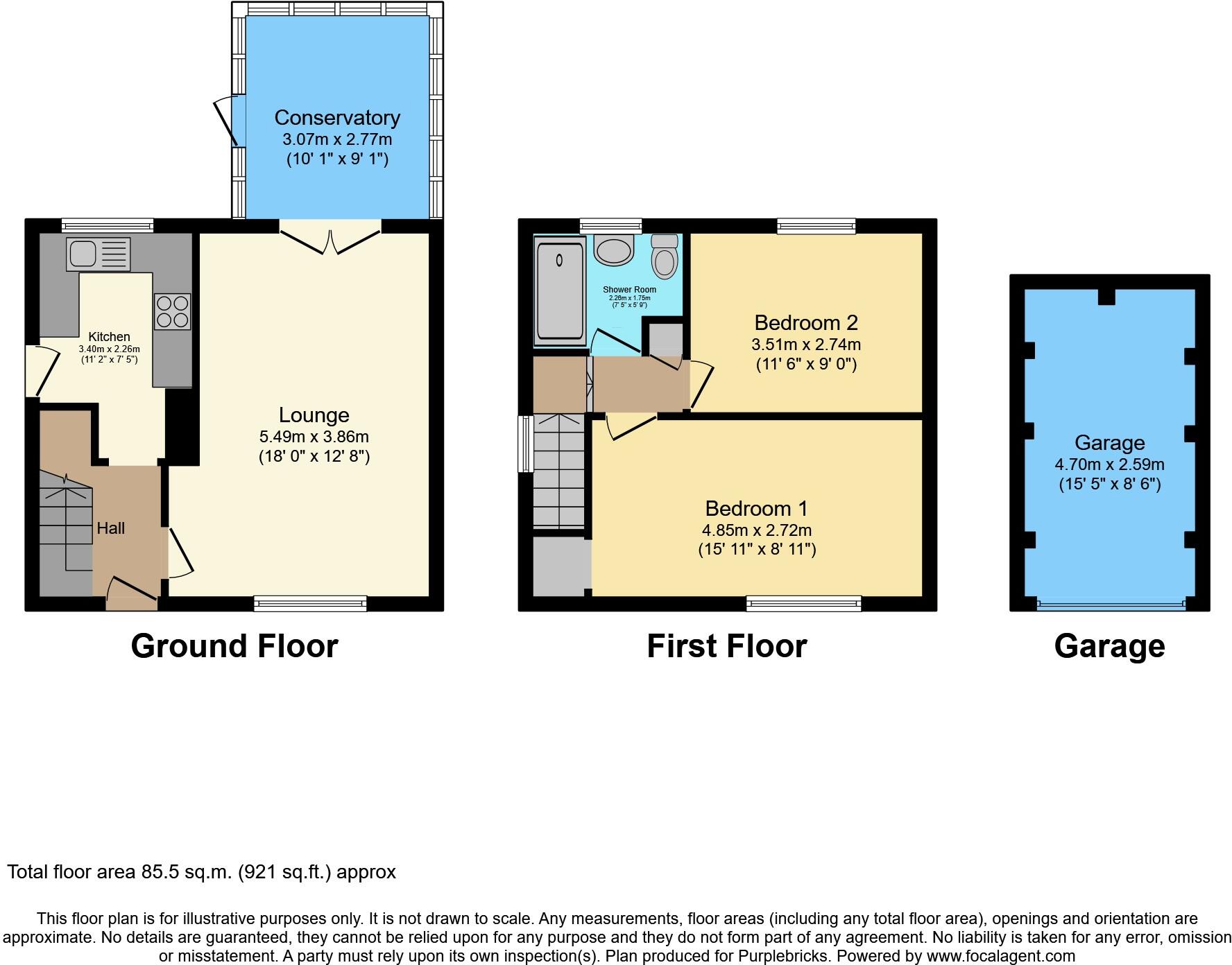 White Cross, Huddersfield, HD2 floorplan