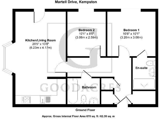 Martell Drive, Kempston floorplan