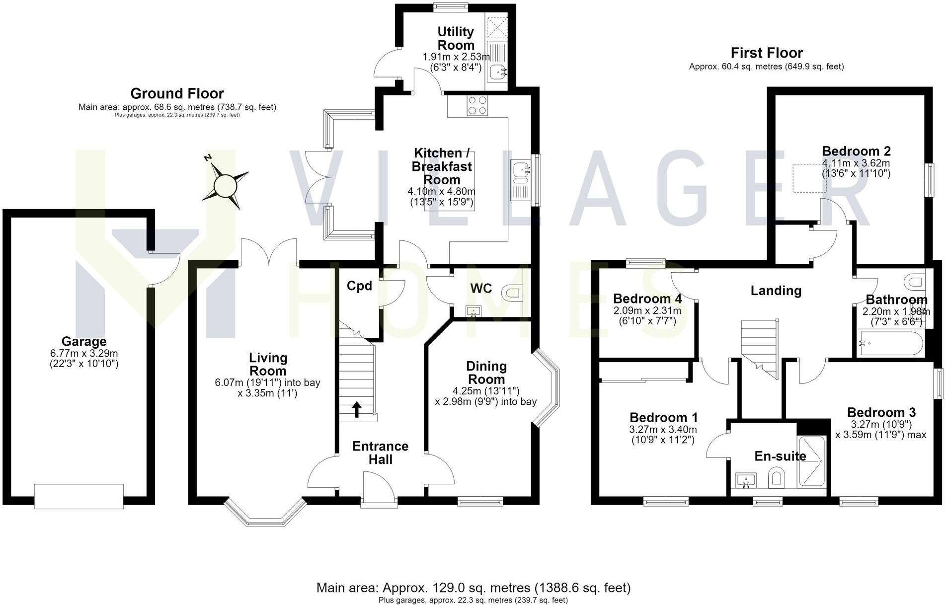 Lamb Close, Brampton, PE28 floorplan