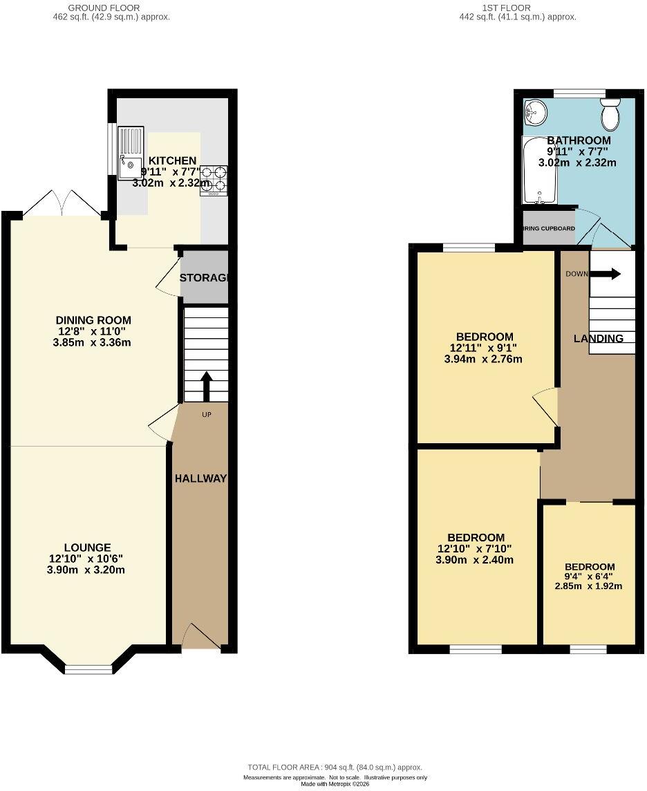 Willis Street, Warrington floorplan