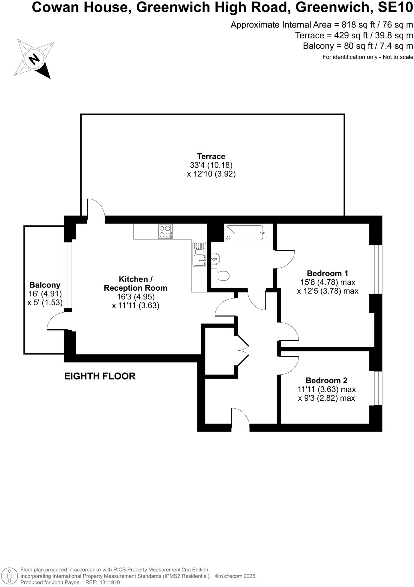 Greenwich High Road, Greenwich floorplan
