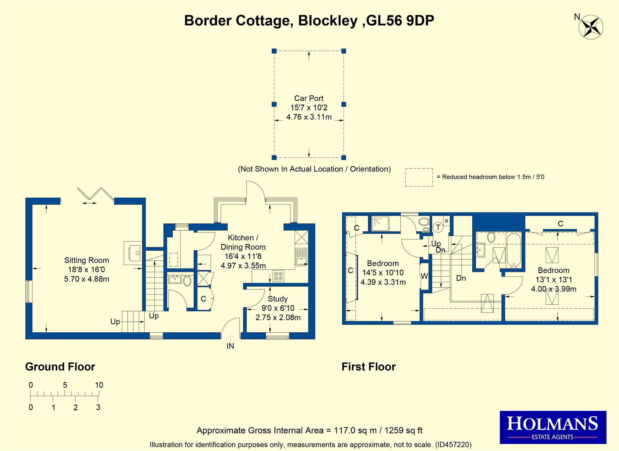 Blockley, Moreton-in-Marsh, Gloucestershire. GL56 9DP floorplan