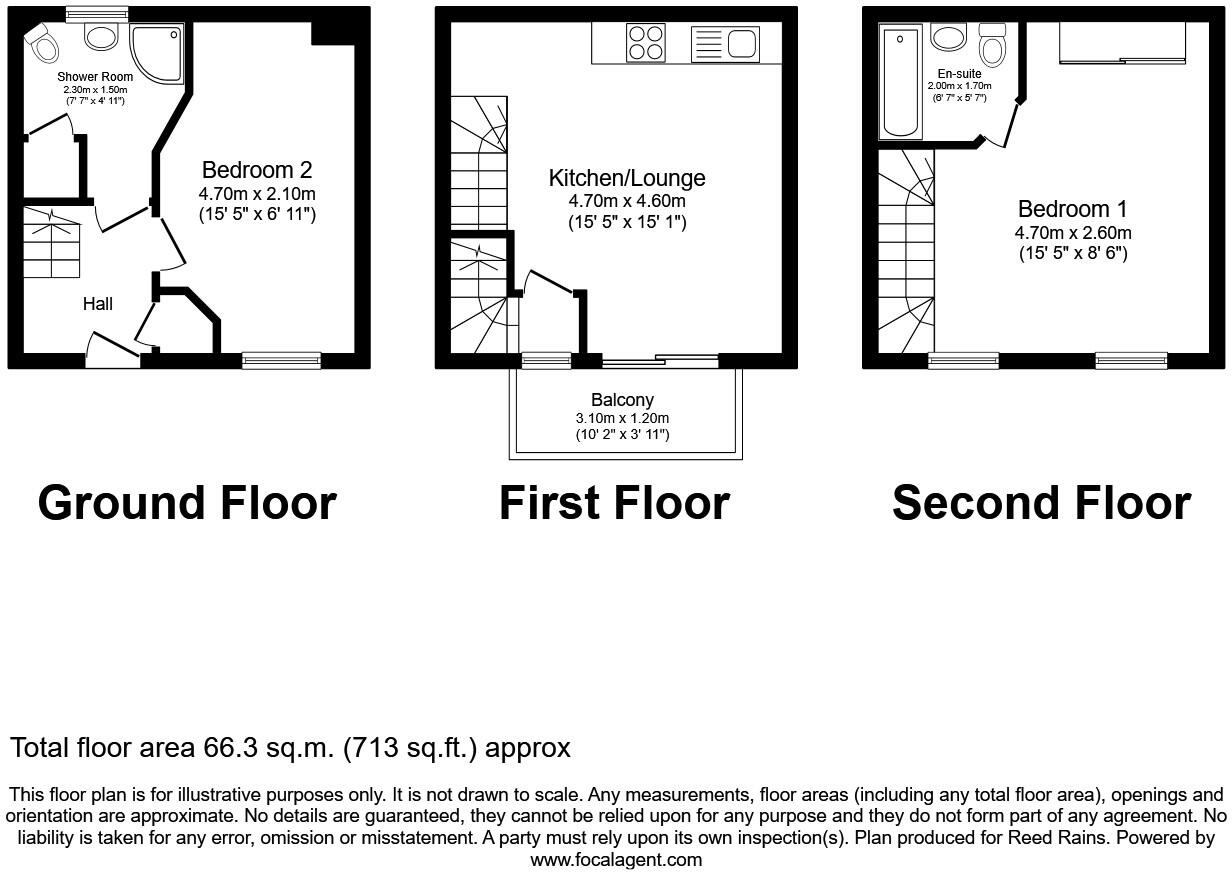 Finchdale Close, Wakefield, West Yorkshire, WF1 floorplan
