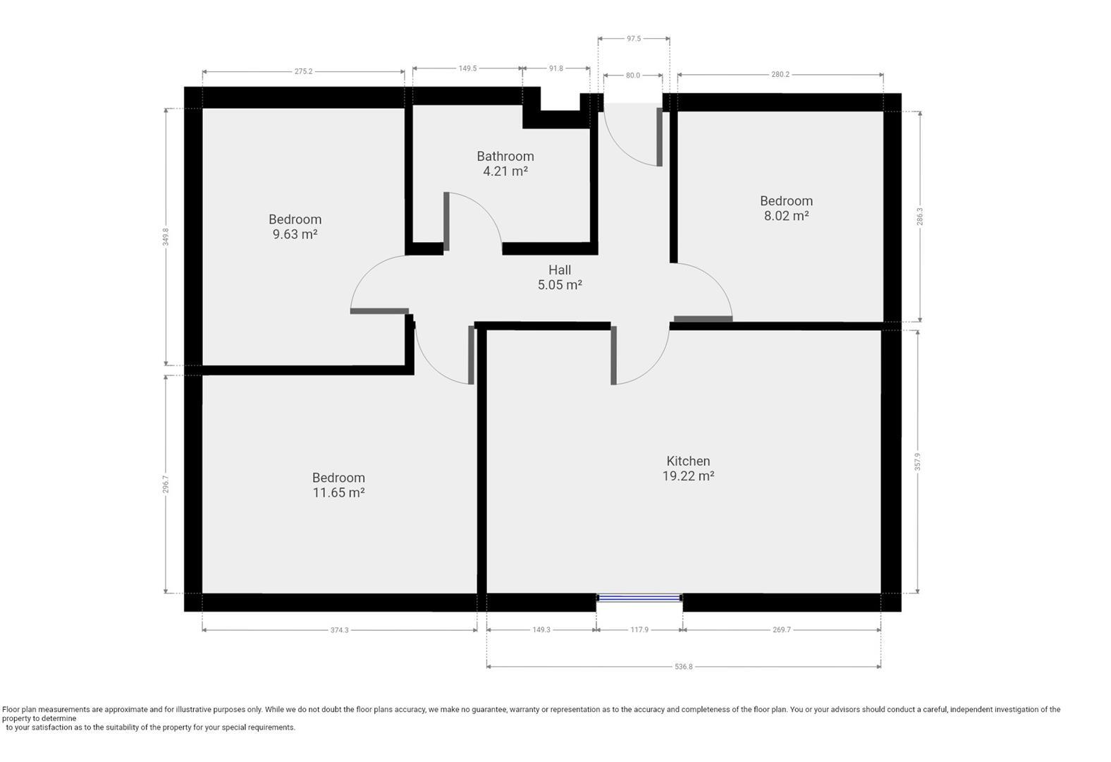 27/28 - Depot Street - Student Apartment floorplan