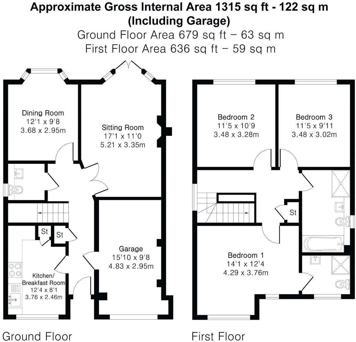 Thurne Way, Rudgwick, Horsham RH12 3ER floorplan
