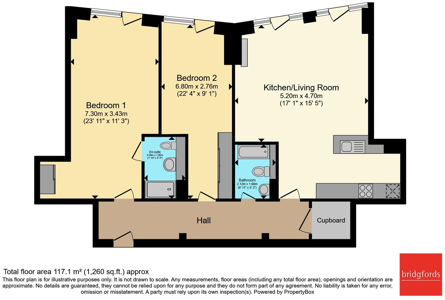 A 5604 South Tower, 9 Owen Street, Manchester, M15 floorplan