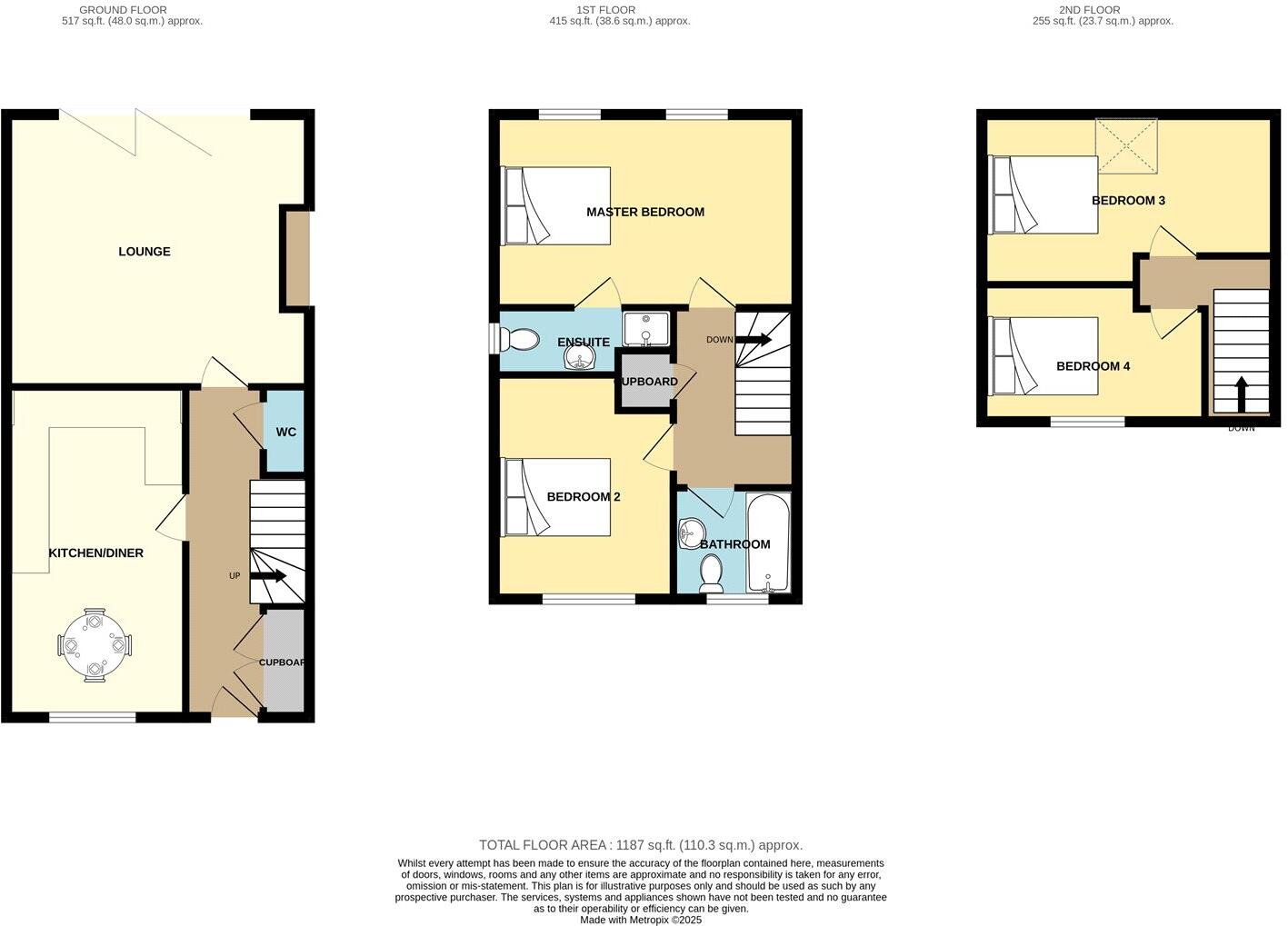 Mulberry Vale, Romanby, Northallerton, North Yorkshire, DL7 floorplan