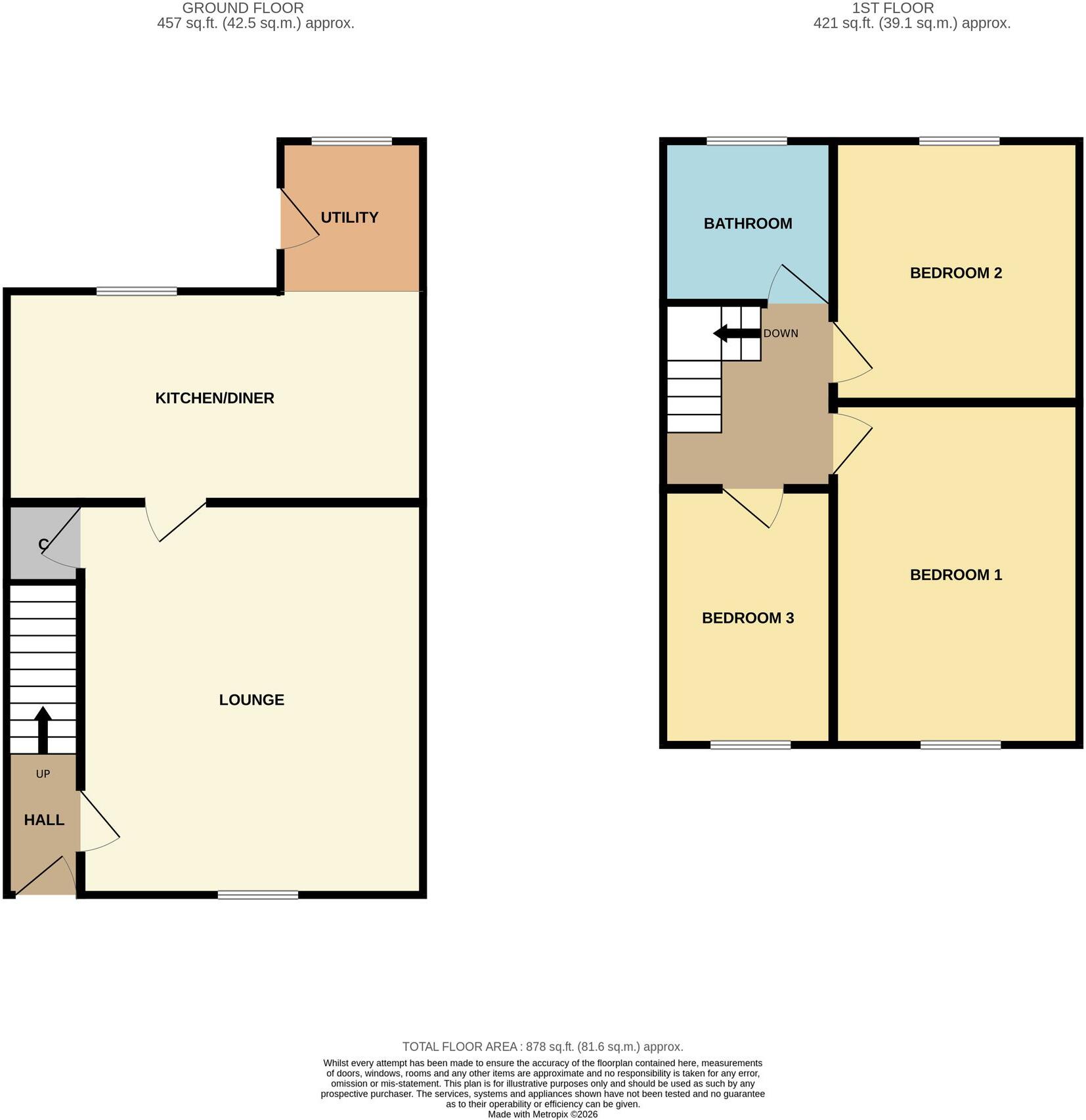 Salvin Terrace, Fishburn, TS21 floorplan