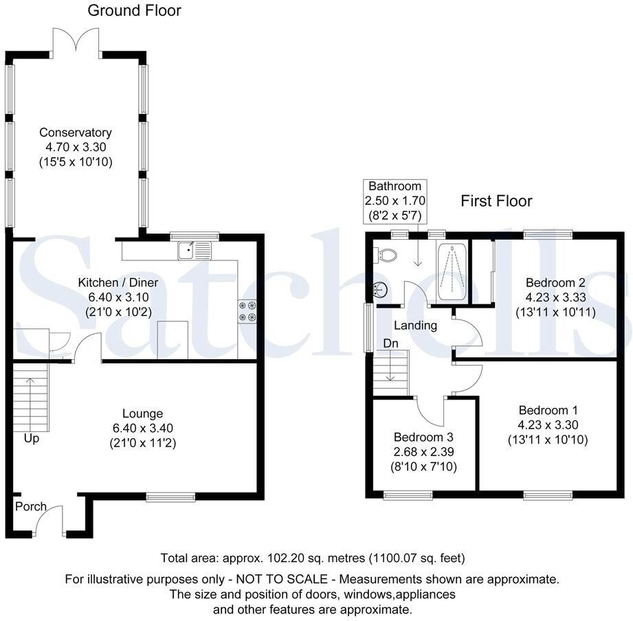 Stoneley, Letchworth Garden City, SG6 floorplan