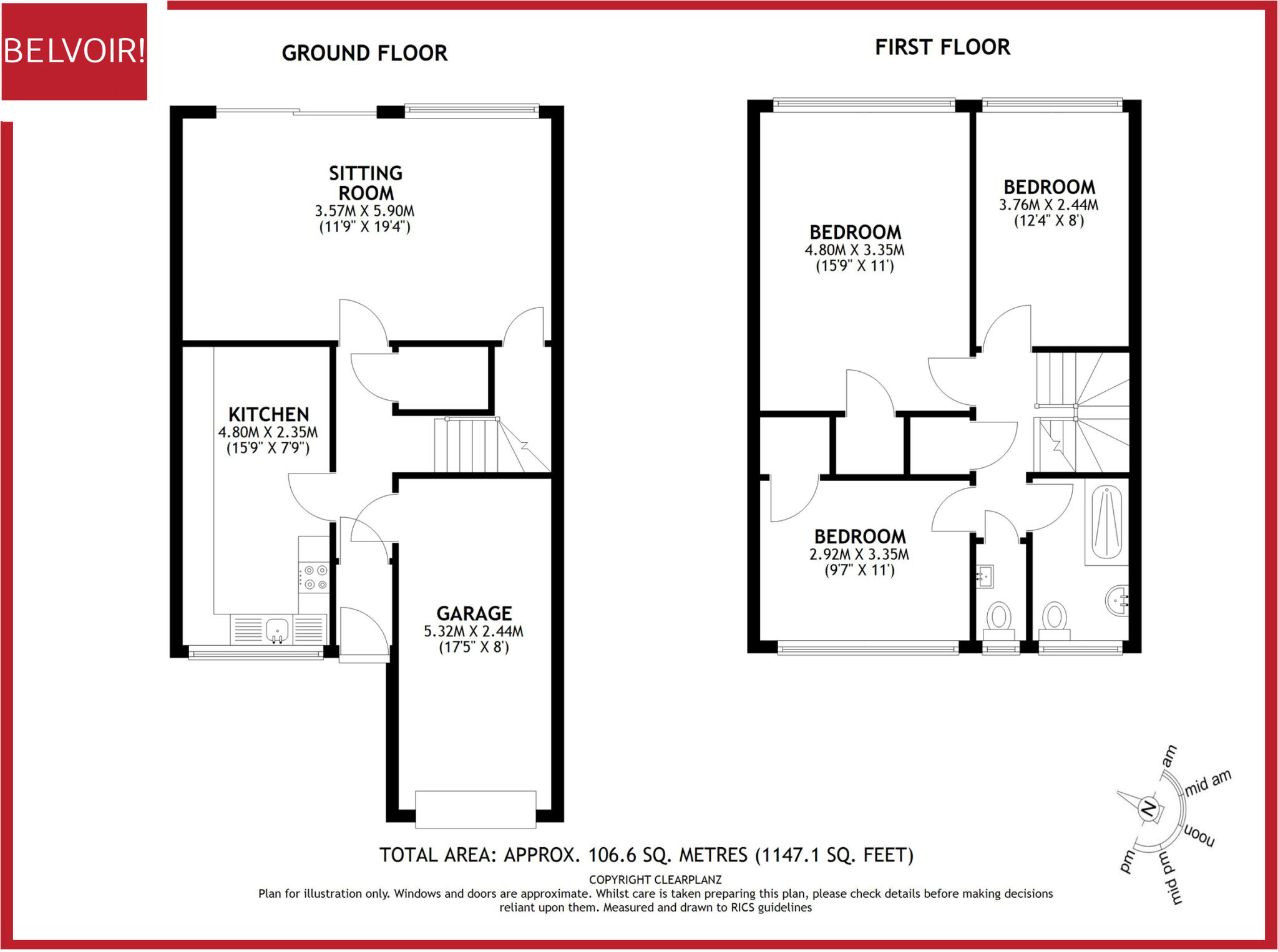 Gallaghers Mead, Andover floorplan