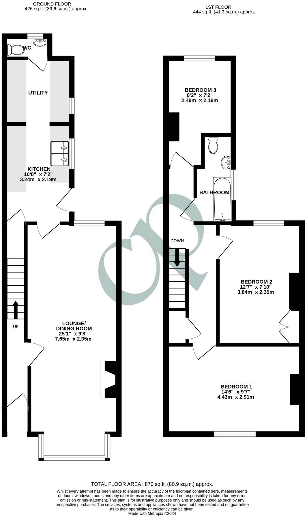 Ashburnham Road, Ampthill, Bedfordshire, MK45 floorplan