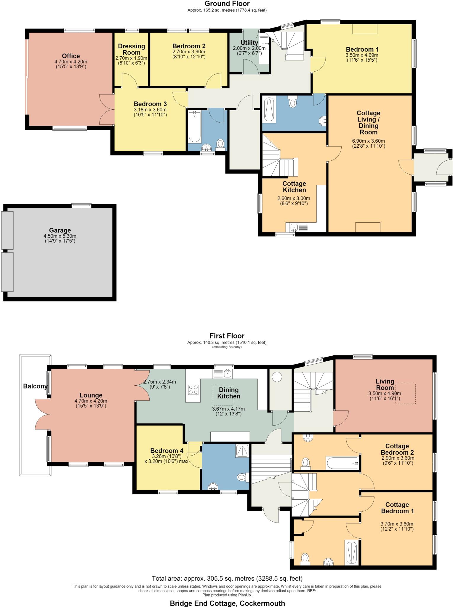 Bridge End Cottage, Low Lorton, Cockermouth, Cumbria, CA13 0RQ floorplan