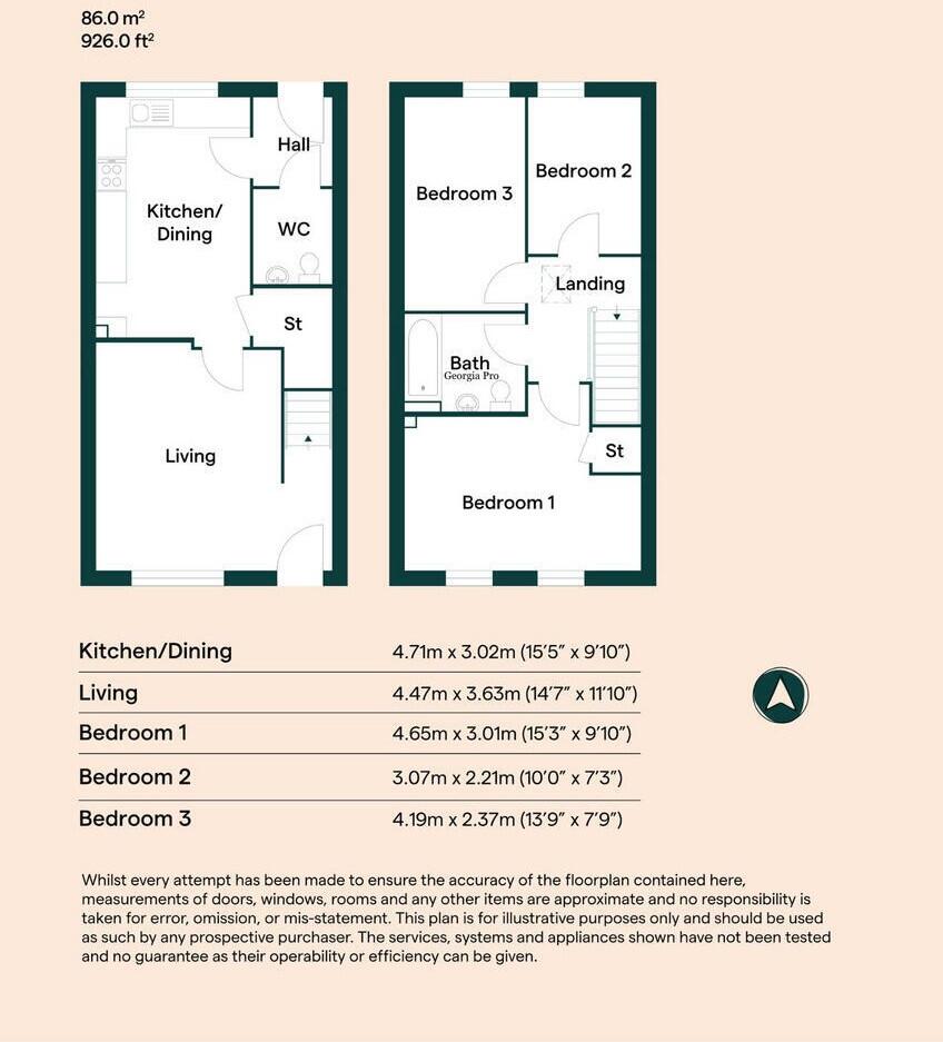 Hamlet Street, Wellingborough, NN8 floorplan
