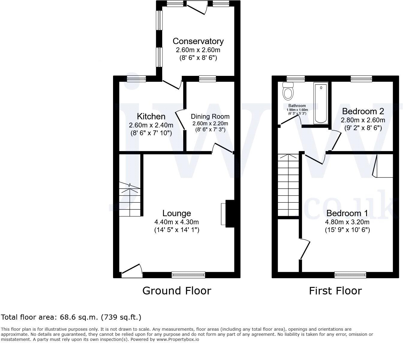 West View, East Hedley Hope, Bishop Auckland, DL13 floorplan