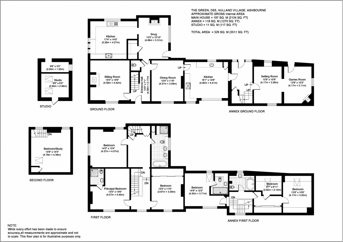 Hulland Village, Ashbourne, DE6 floorplan
