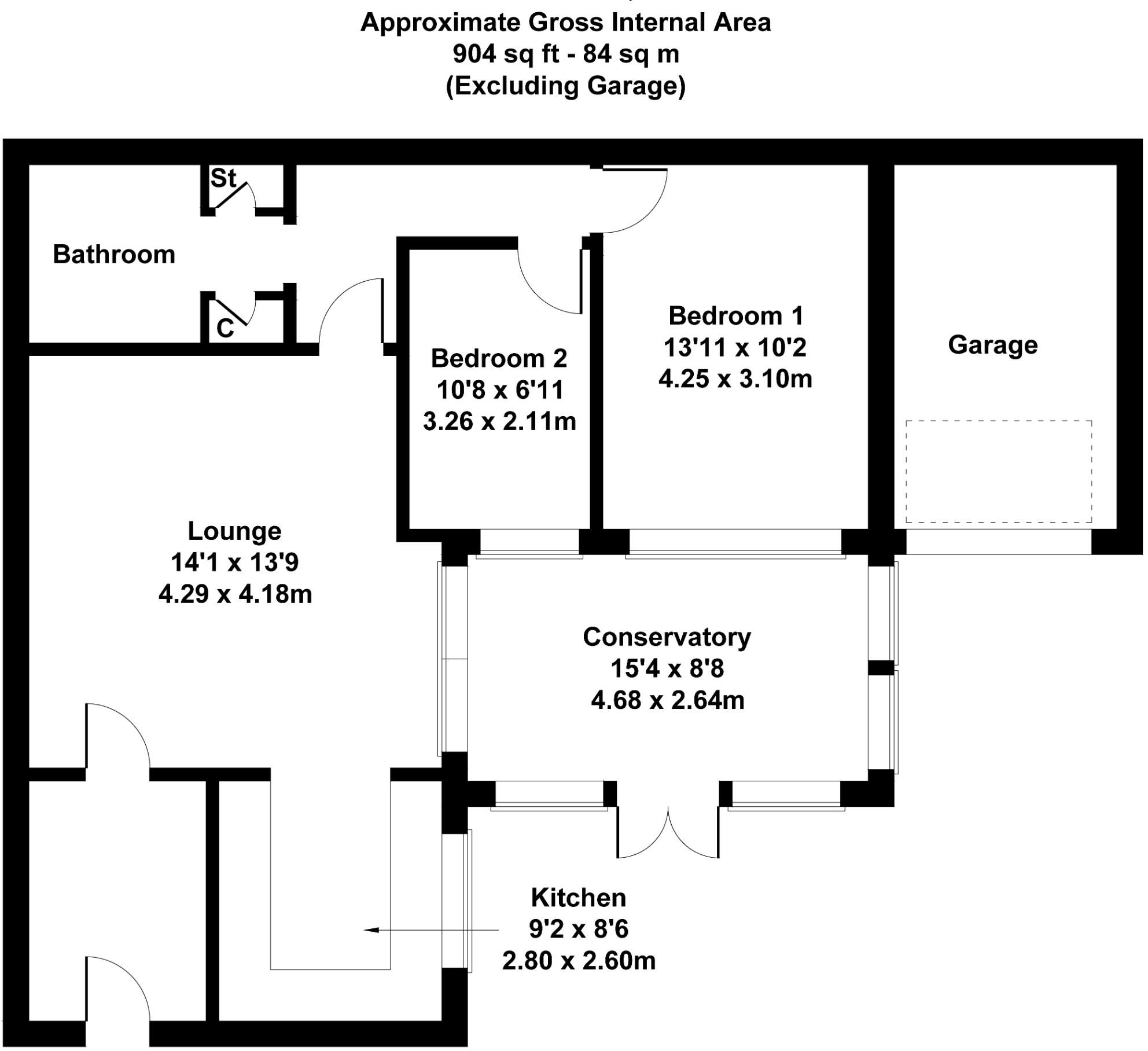 Littell Tweed, Chelmsford, Essex, CM2 floorplan
