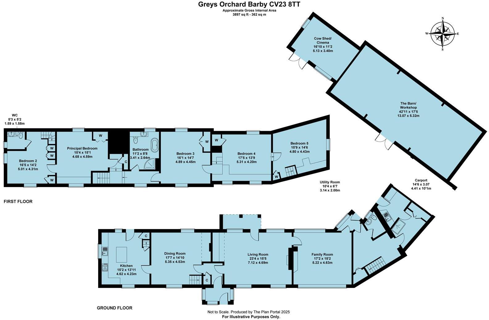Kilsby Road, Barby, Rugby, CV23 floorplan