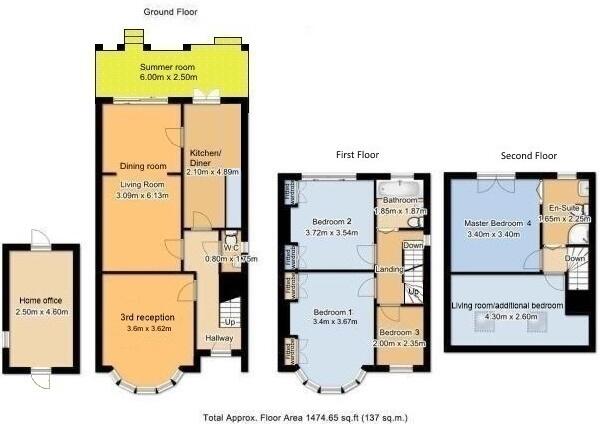 White Road, Oxford, OX4 floorplan