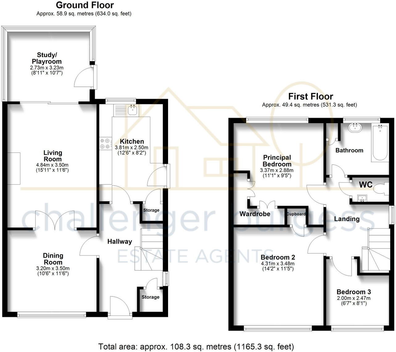 Slade Road, Portishead, Bristol, BS20 6BS floorplan