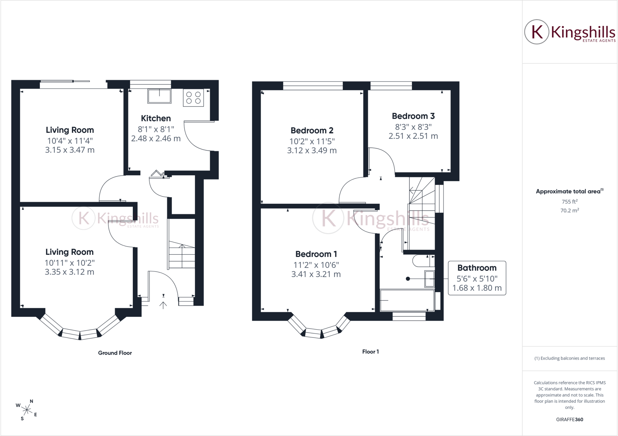 Hillview Road, High Wycombe, Buckinghamshire floorplan