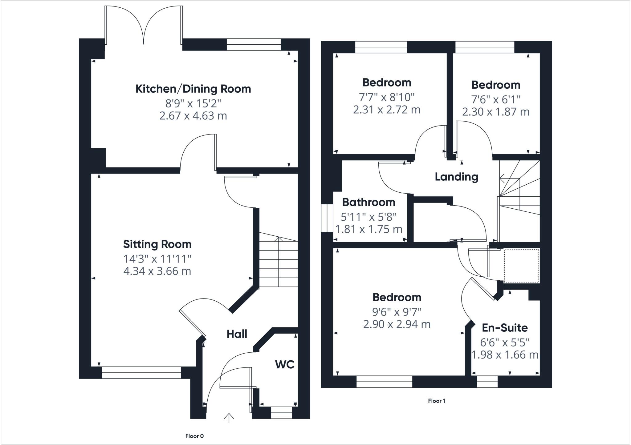 Daisy Close, Capel St. Mary, Ipswich, Suffolk, IP9 floorplan