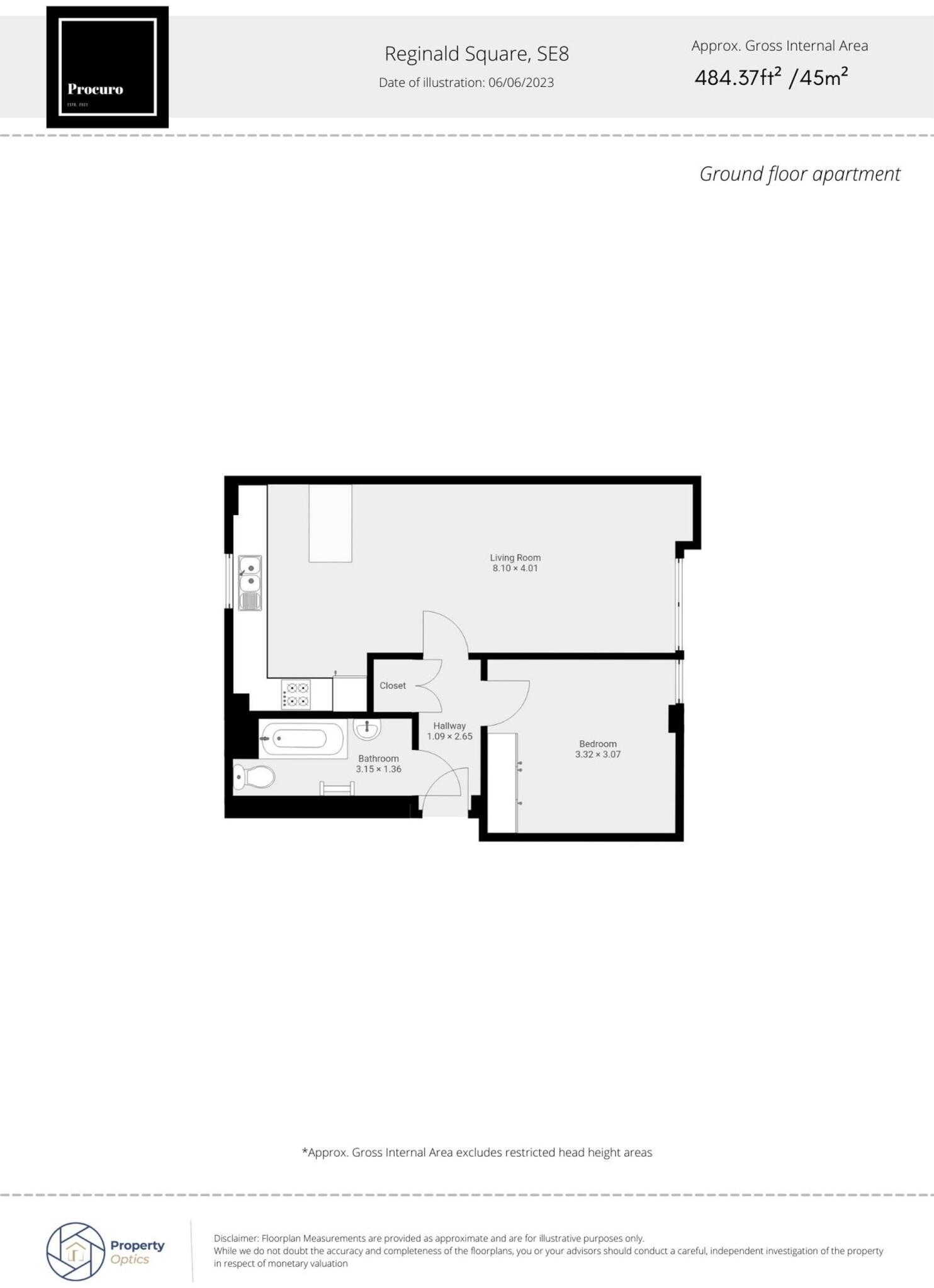 Reginald Square, London, SE8 floorplan