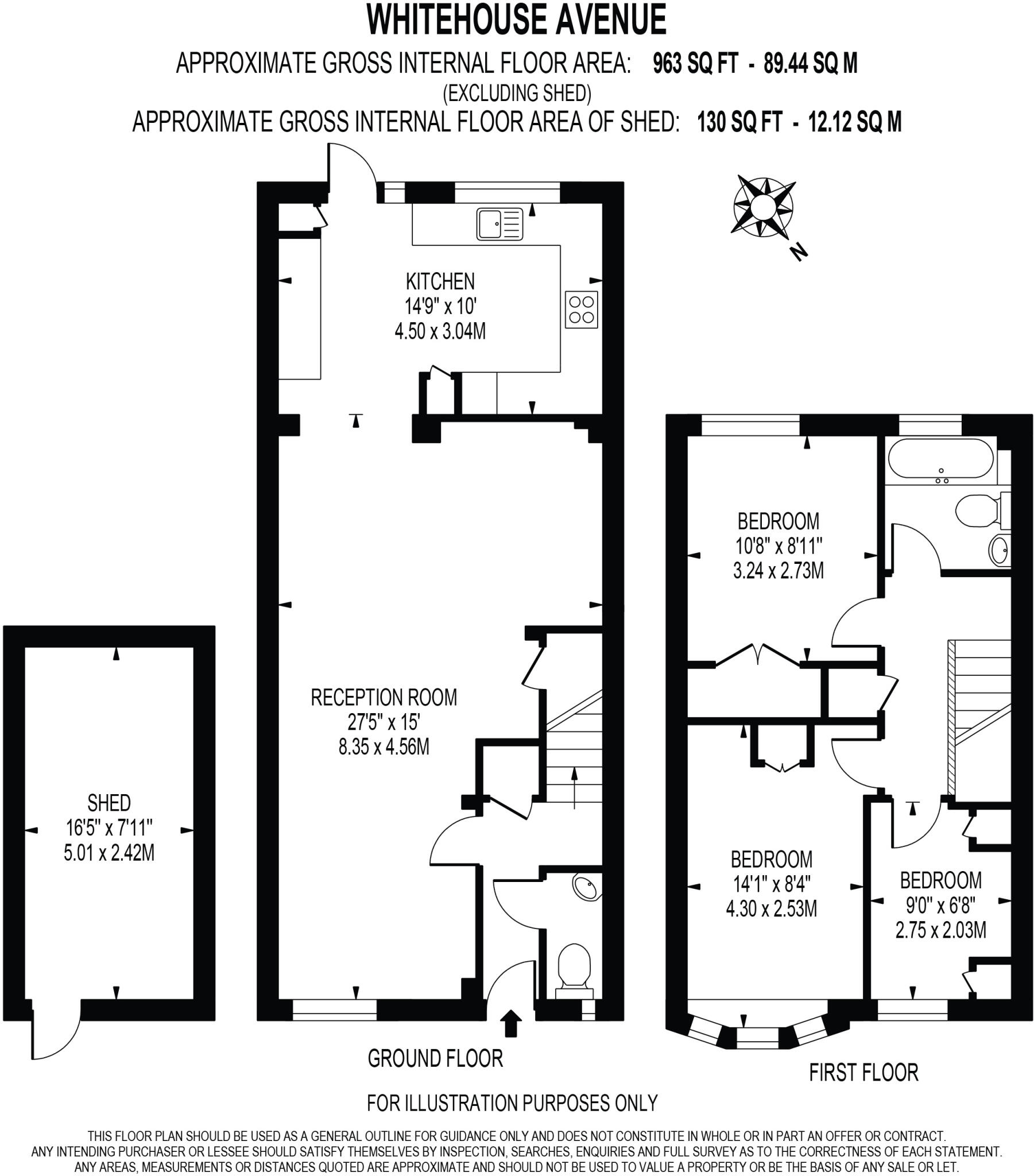 Whitehouse Avenue Borehamwood WD6 floorplan