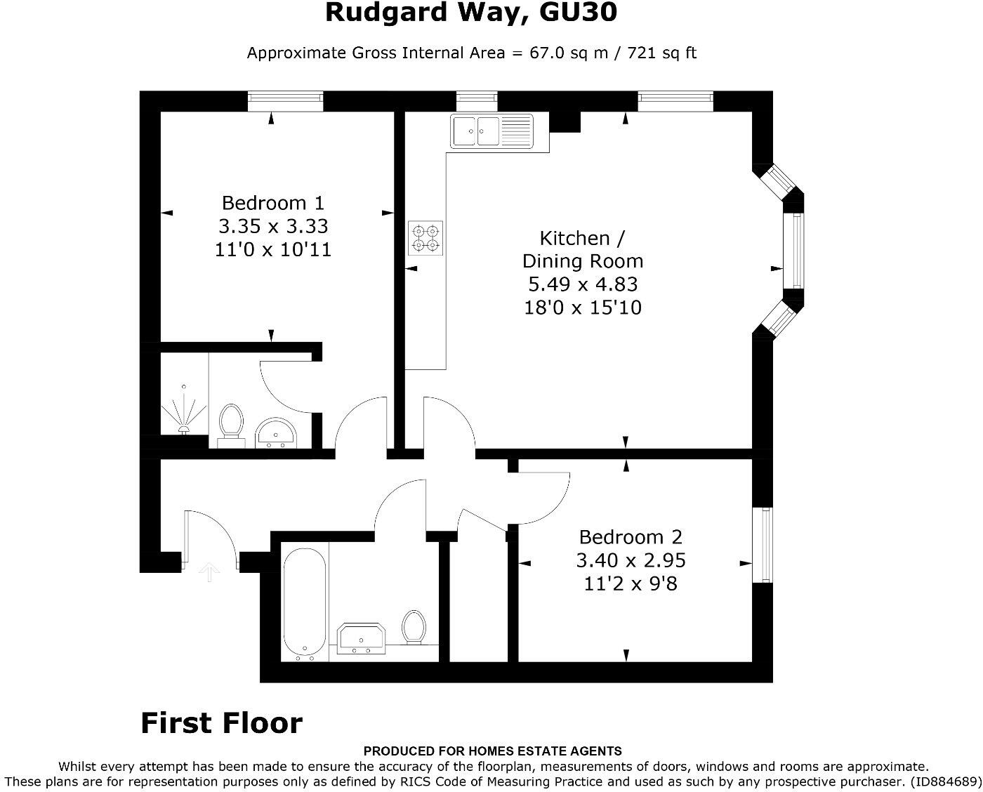 Rudgard Way, Liphook, Hampshire floorplan