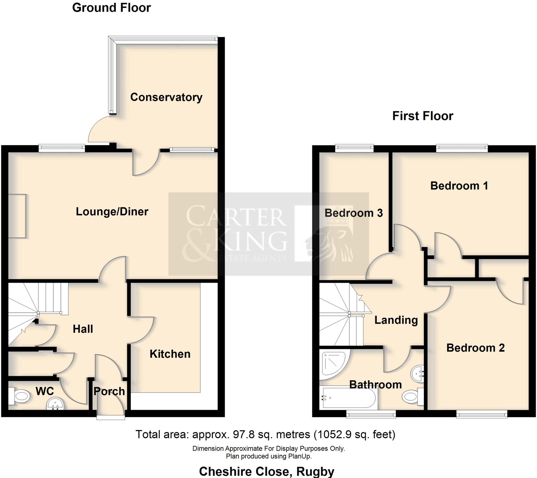 Cheshire Close, Rugby floorplan