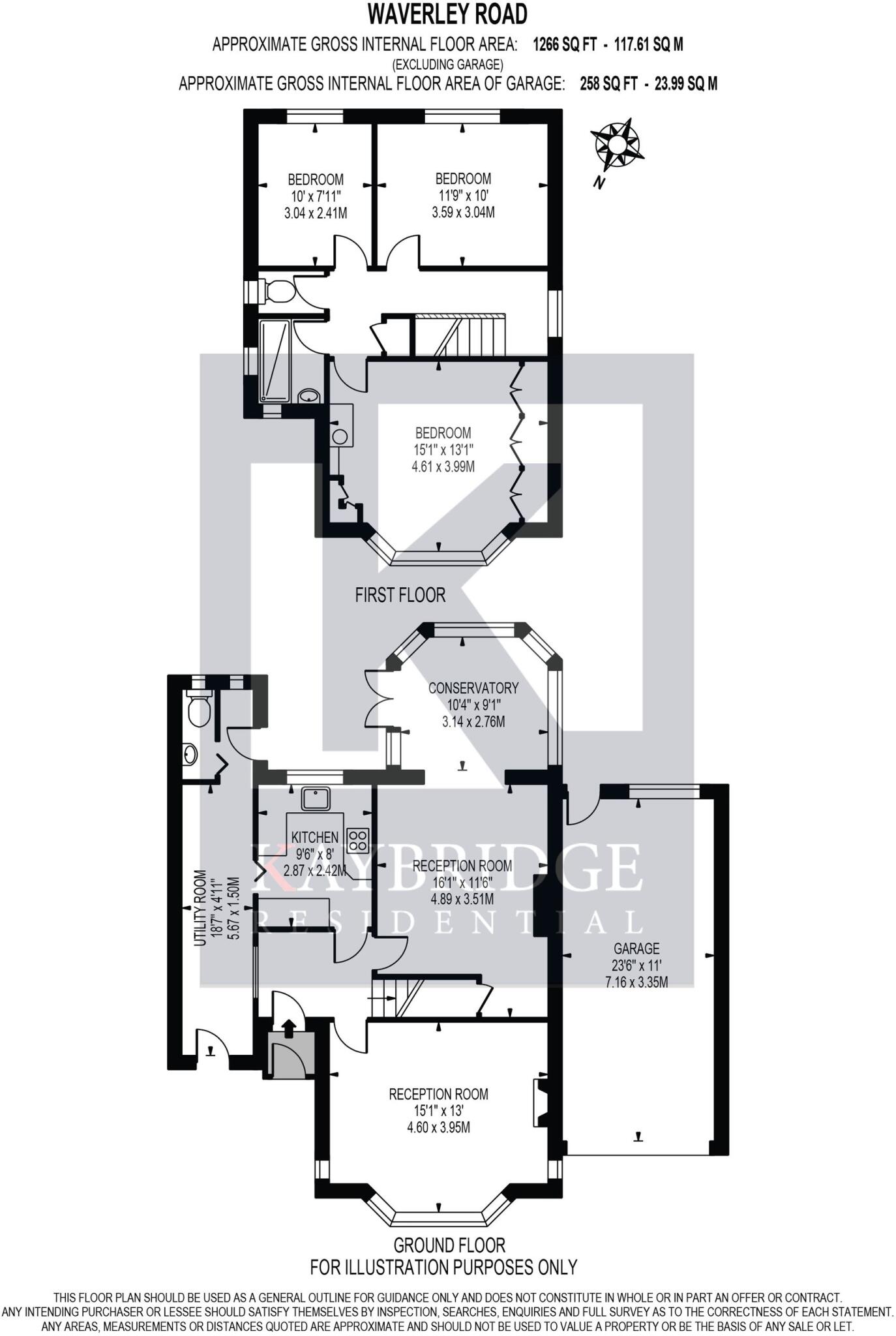 Waverley Road, Epsom, KT17 floorplan