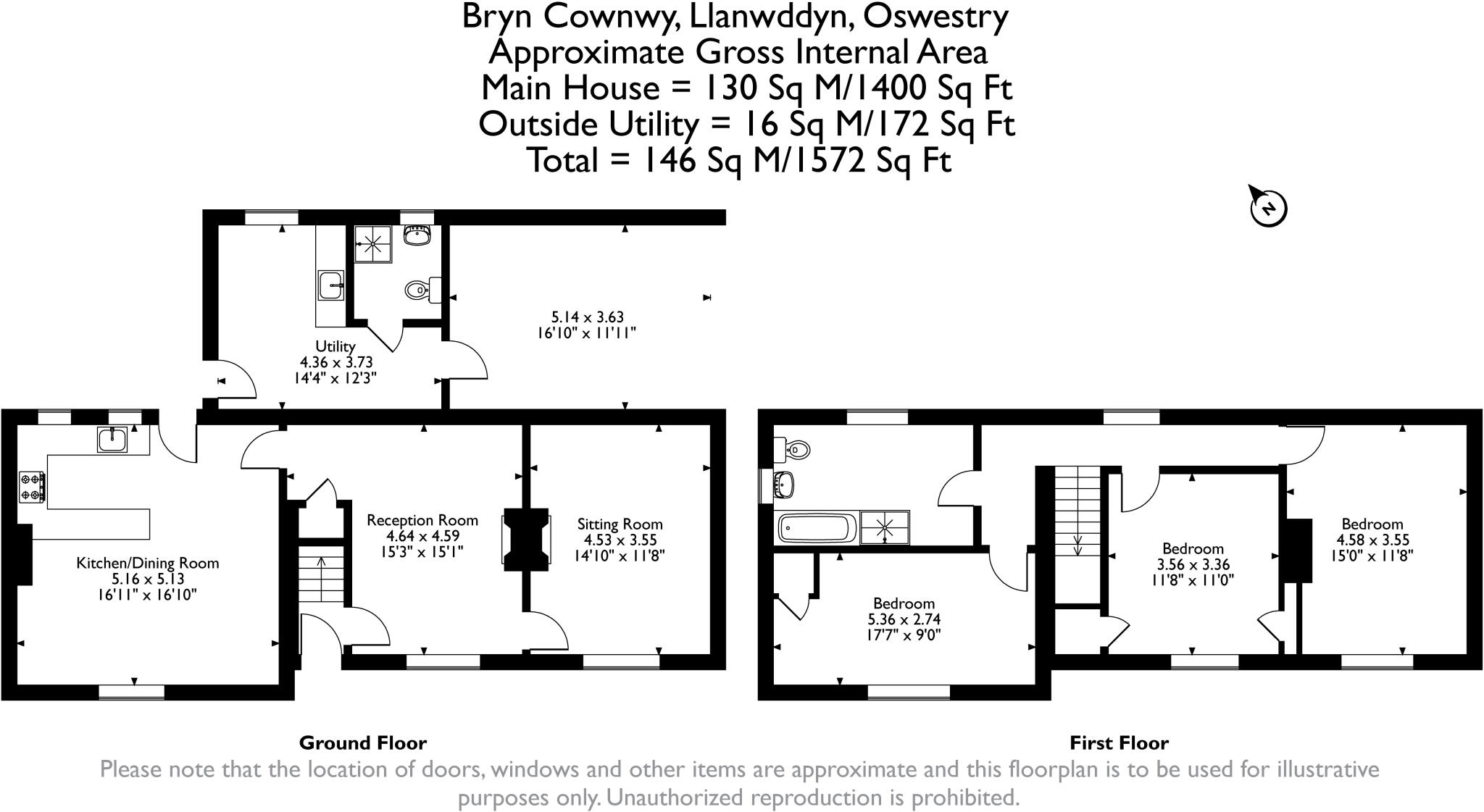 Llanwddyn, Oswestry, Powys, SY10 floorplan