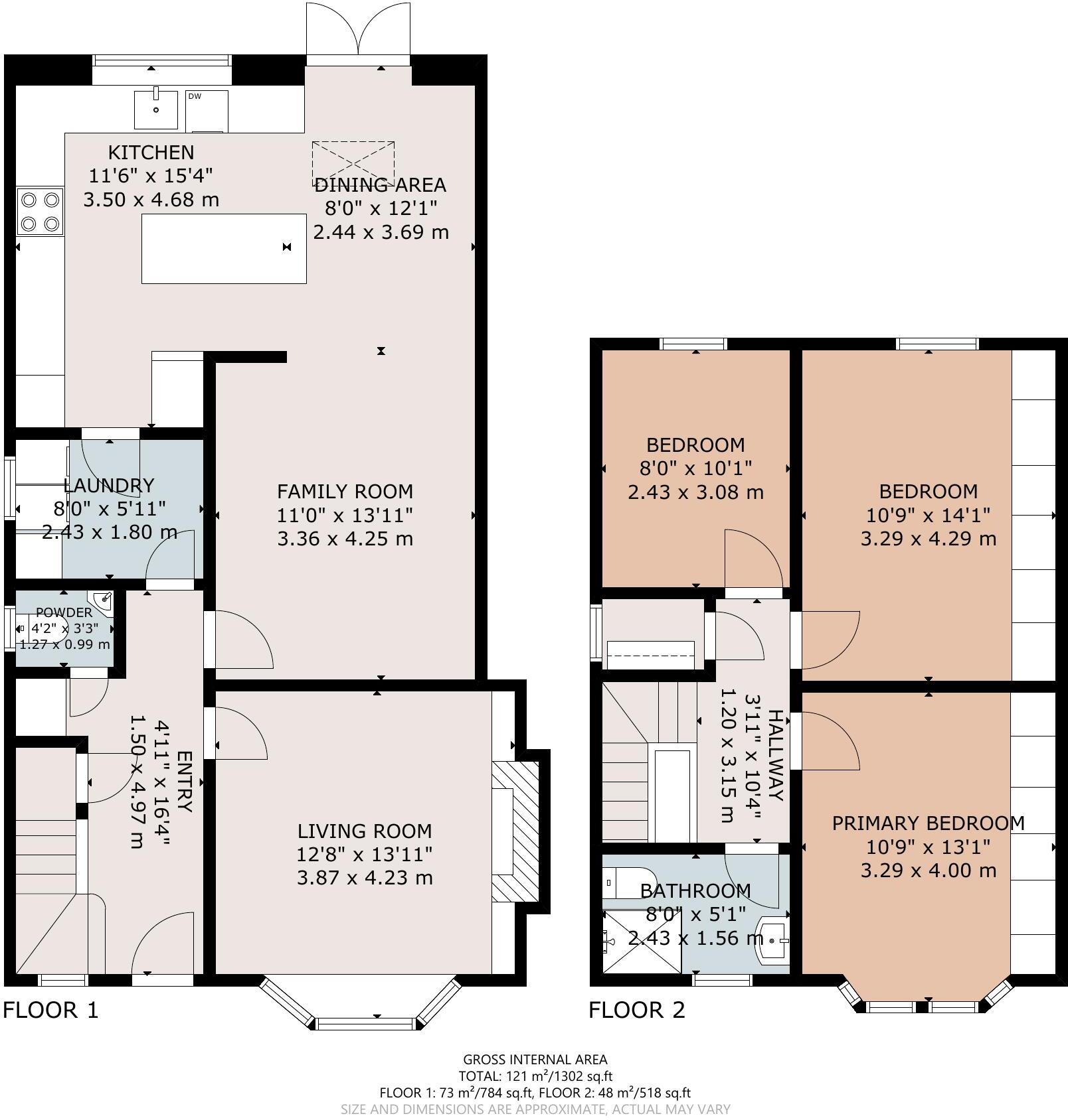 St. Margarets Road, Whitchurch, Cardiff, South Glamorgan, CF14 floorplan