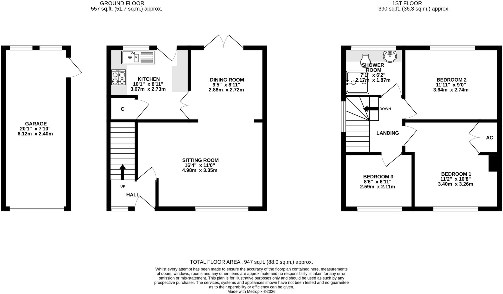 Tuddington Gardens, Wells floorplan