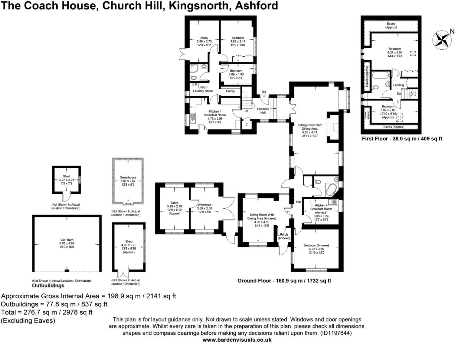 Church Hill, Kingsnorth, Ashford, Kent, TN23 floorplan