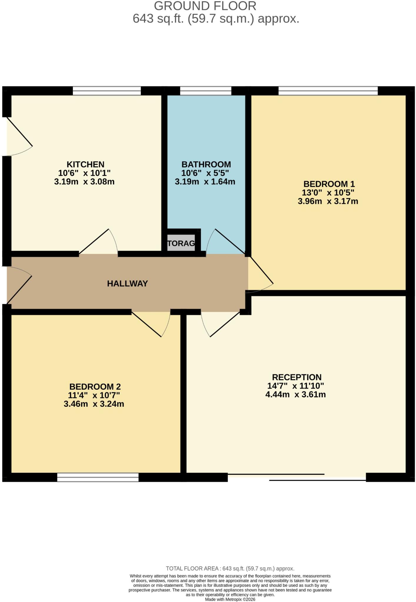 Clos Hendre, Cardiff, CF14 floorplan