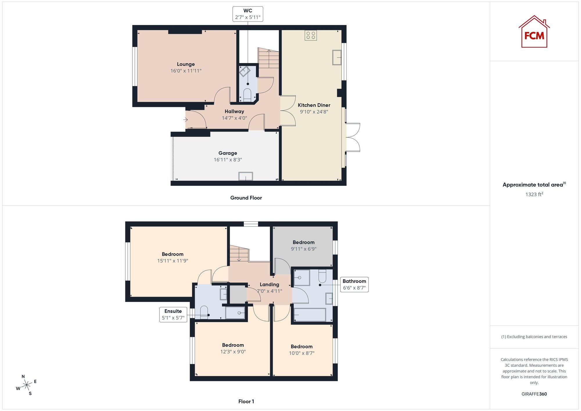 Mabel Wood Close, Great Clifton, CA14 floorplan